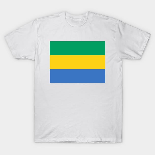 Flag of Gabon T-Shirt by COUNTRY FLAGS